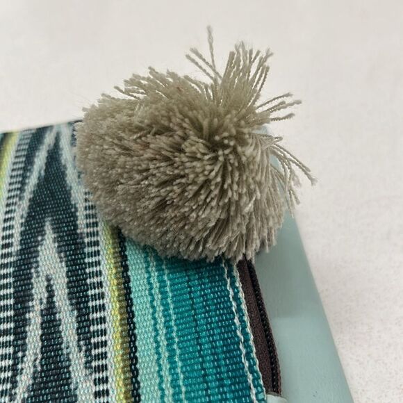 Nena & Co Leather Artisan Wallet, Mint Green - Picture 3 of 10